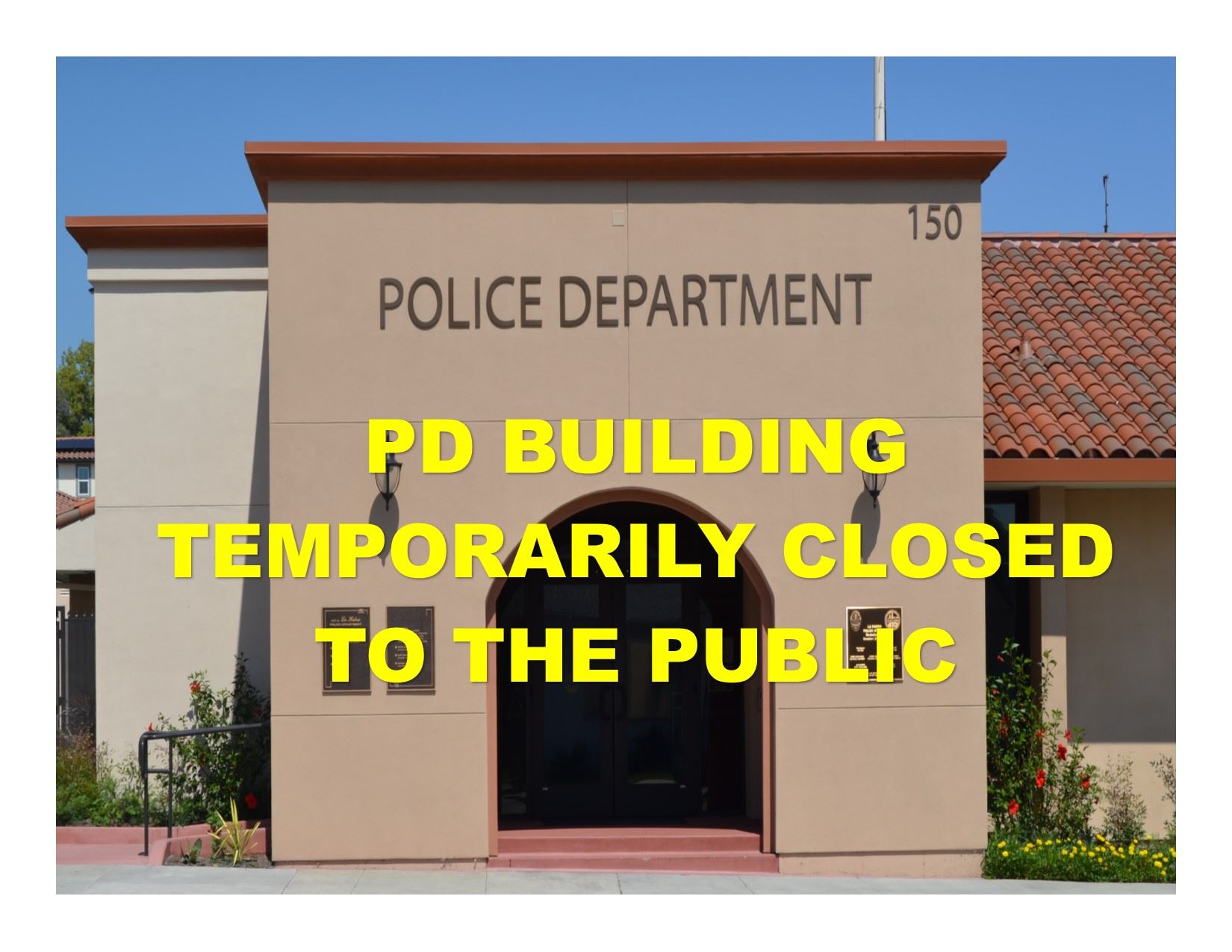PD BUILDING CLOSURE COVID 19