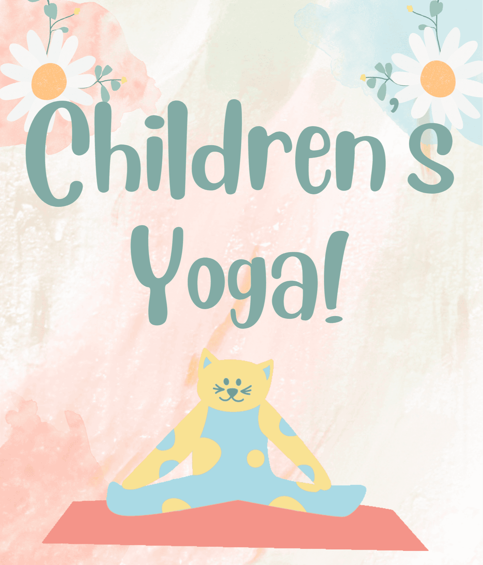 Childrens yoga flyer 2