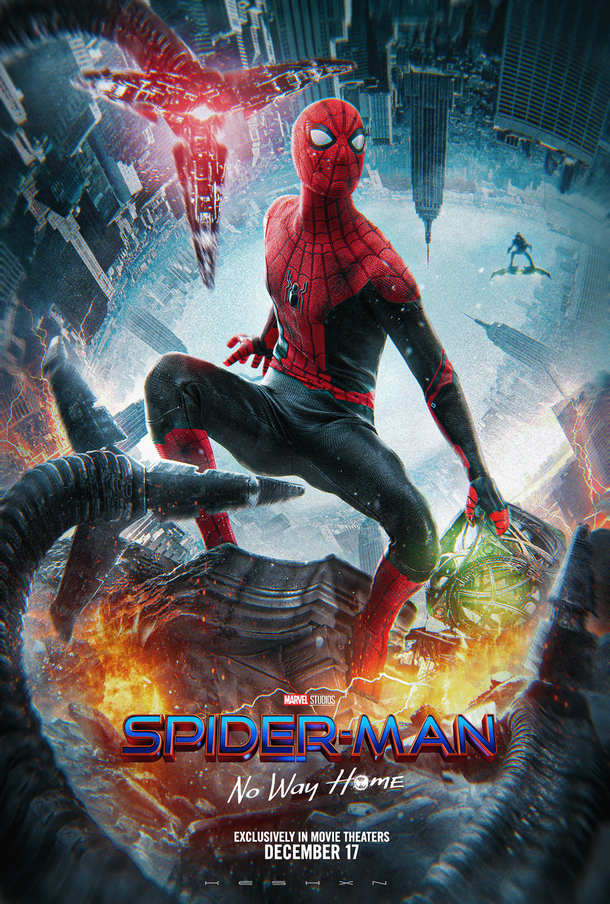 spiderman no way home movie poster