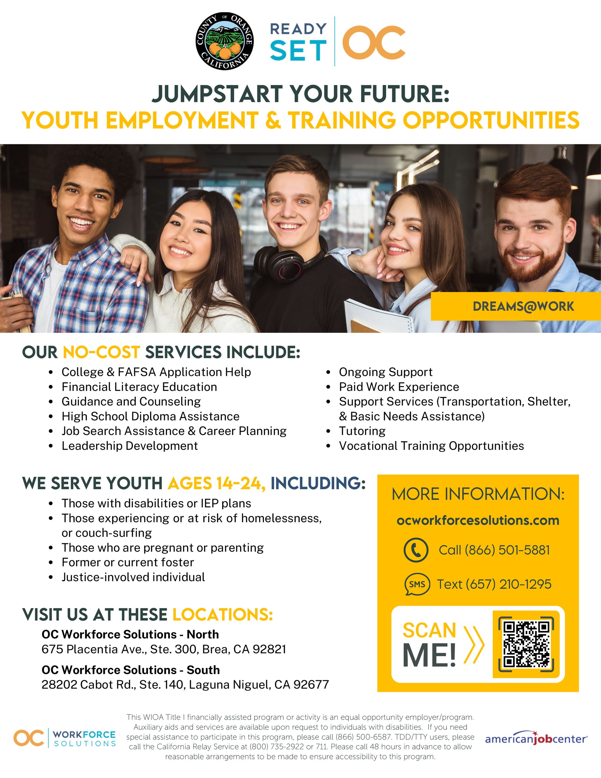 Youth Programs Flyer PY 24-25