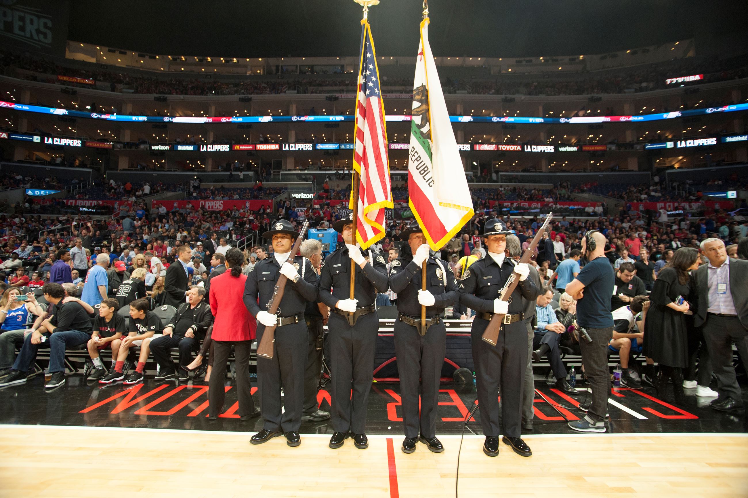 2016 Honor Guard Clippers Game
